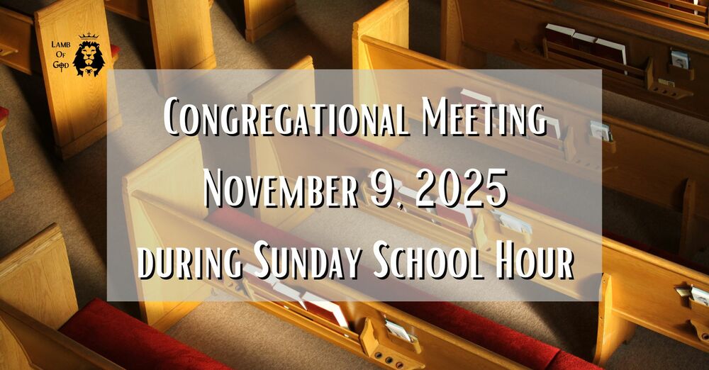 Congregational Meeting