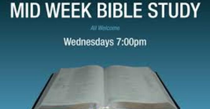 Wednesday Bible Study