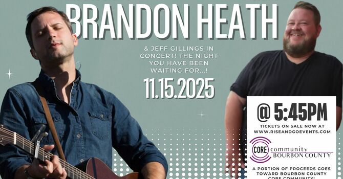 Brandon Heath & Jeff Ginnings Live in Concert