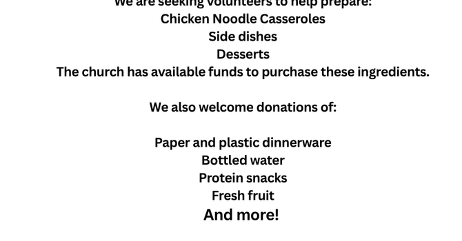 Dorchester Emergency Shelter Meal