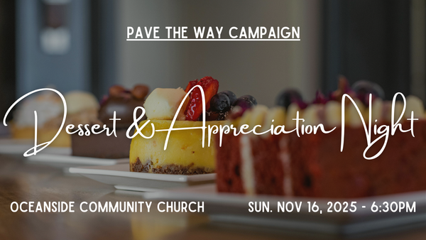 Pave the Way Dessert & Appreciation Night