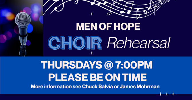 Men's Choir Rehearsal