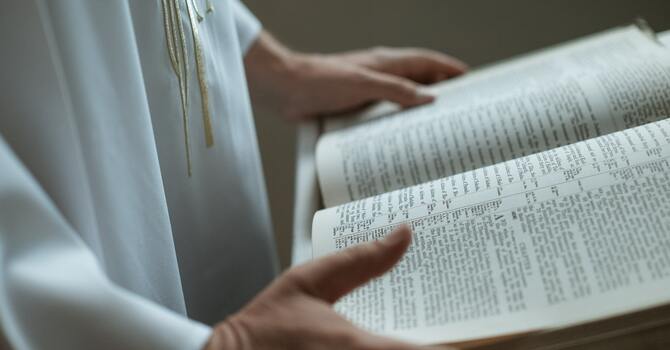 Homilies from the pastor or the Pope image