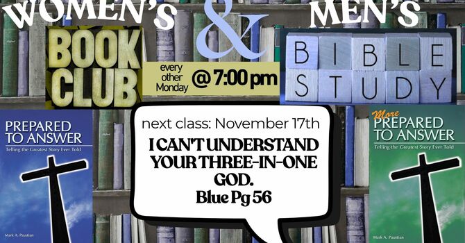 Women's Book Club/Men's Bible Study