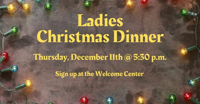 Ladies Christmas Dinner