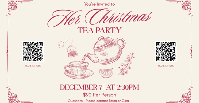 HER CHRISTMAS TEA PARTY