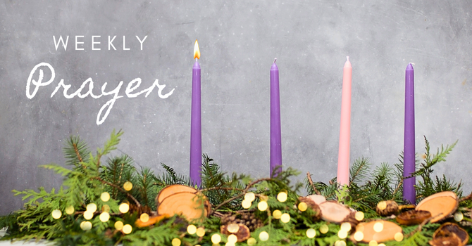 Weekly Prayer for Sunday, November 30, 2025 image