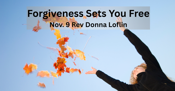 Forgiveness Sets You Free
