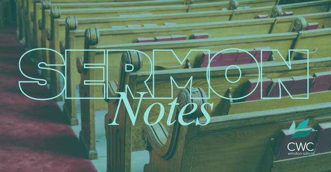 Sermon Notes image
