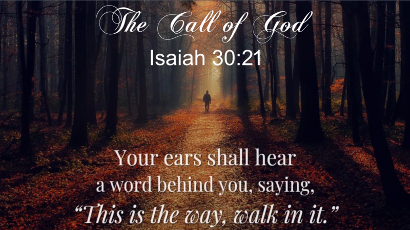 The Call Of God