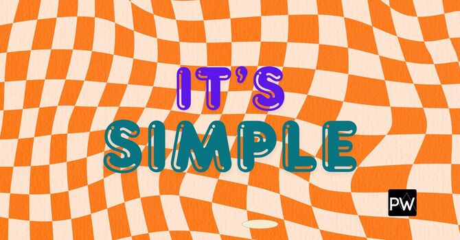 It's Simple