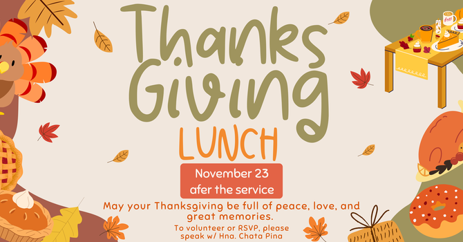 2025 Thanksgiving Lunch image