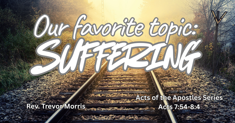 Our Favorite Topic: Suffering