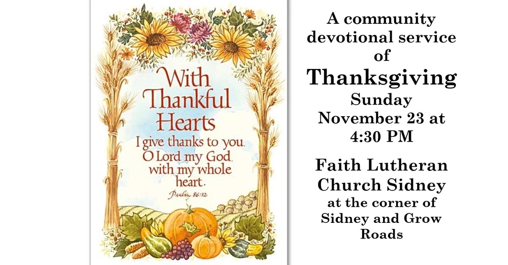 Thanksgiving Devotion