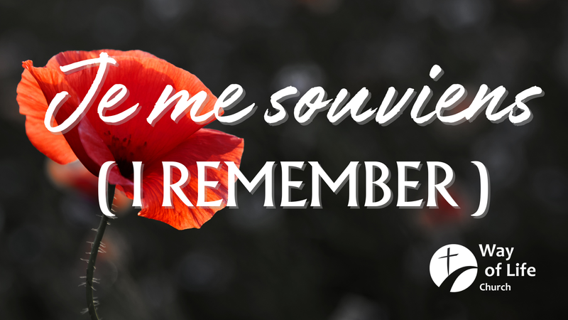 Je Me Souviens ( I Remember )