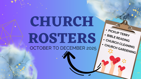 OCTOBER  - DECEMBER 2025 ROSTERS 