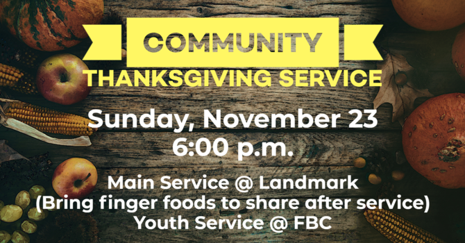 Community Thanksgiving Service