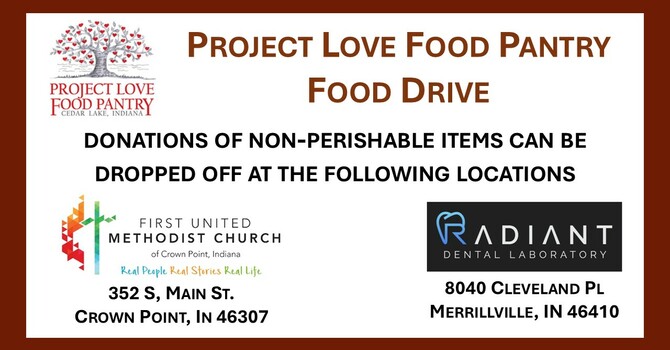  Project Love Food Pantry — Holiday Food Drive