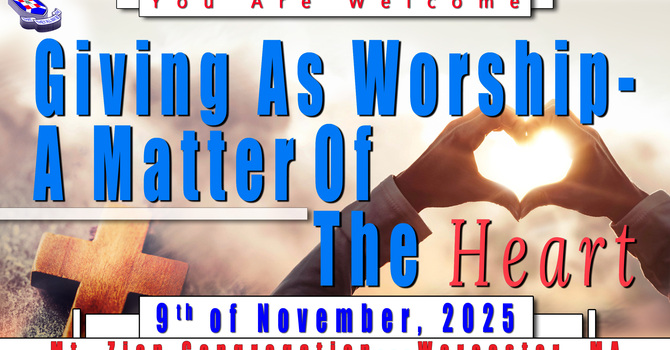 Giving As Worship- A Matter Of The Heart