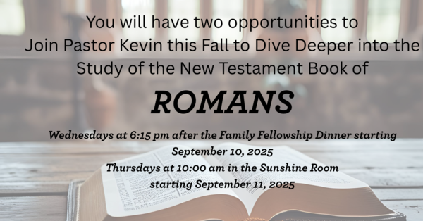 Fall Bible Study