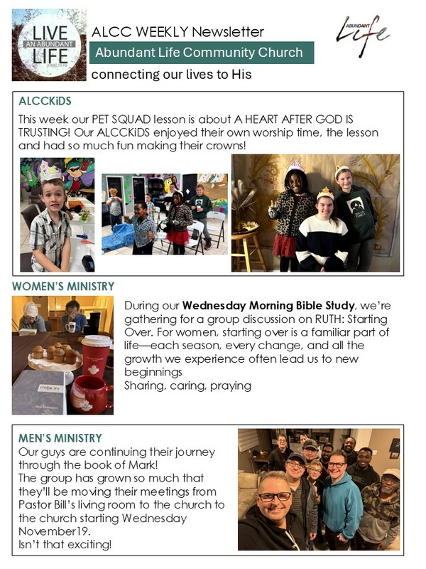 connecting our lives to His