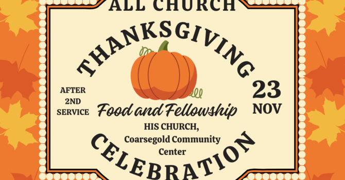 ALL CHURCH Thanksgiving Luncheon
