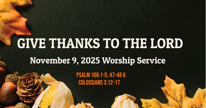 Give Thanks to the Lord 