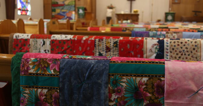 Mission Group (Quilters) night meeting