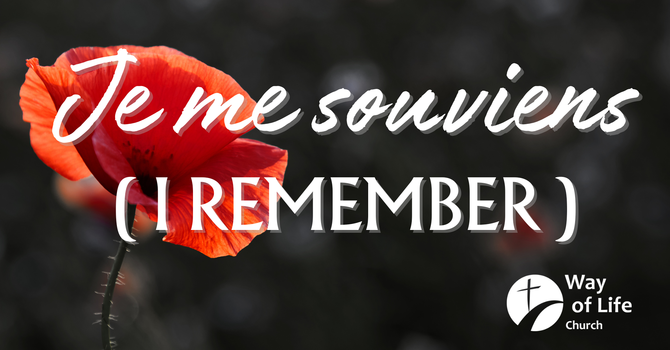Je Me Souviens ( I Remember )