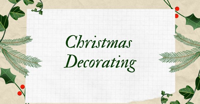 Christmas Decorating