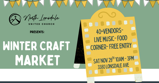 NLUC Winter Craft Market- Nov 29th