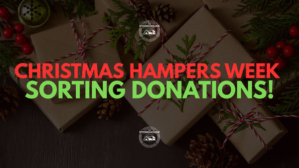 Christmas Hamper Week: Sorting Donations