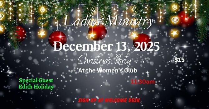 Ladies Ministry Christmas Luncheon