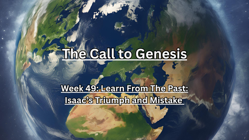 The Call to Genesis Week 49