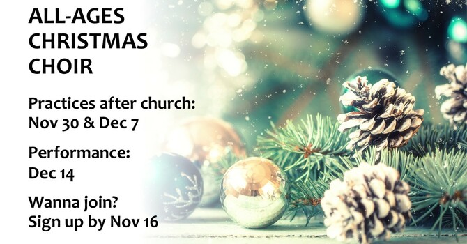 All Ages Christmas Choir