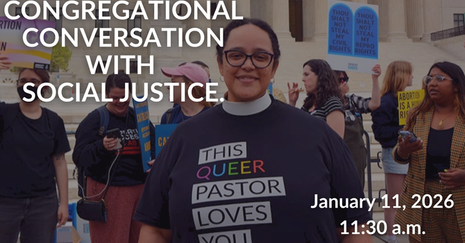 Congregational Conversation with Social Justice.