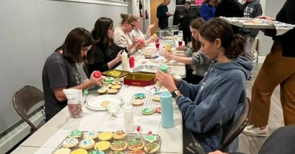 Youth Group Tommy Fund Cookie Baking 