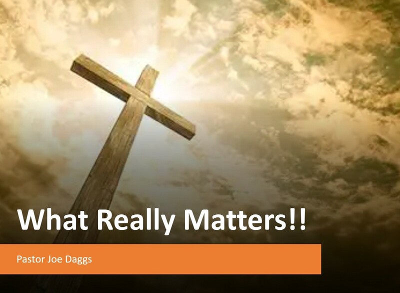 "What Really Matters!!"