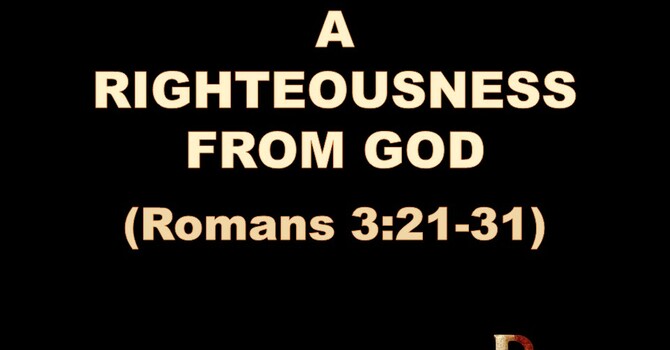 A Righteousness From God