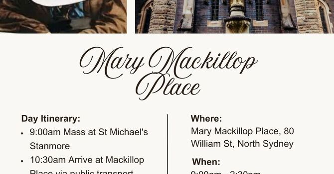 Parish Pilgrimage to Mackillop Place, North Sydney