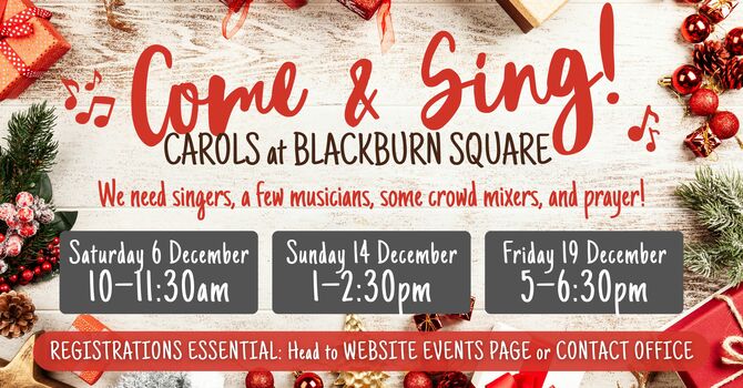 Come and Sing! Carols at Blackburn Square