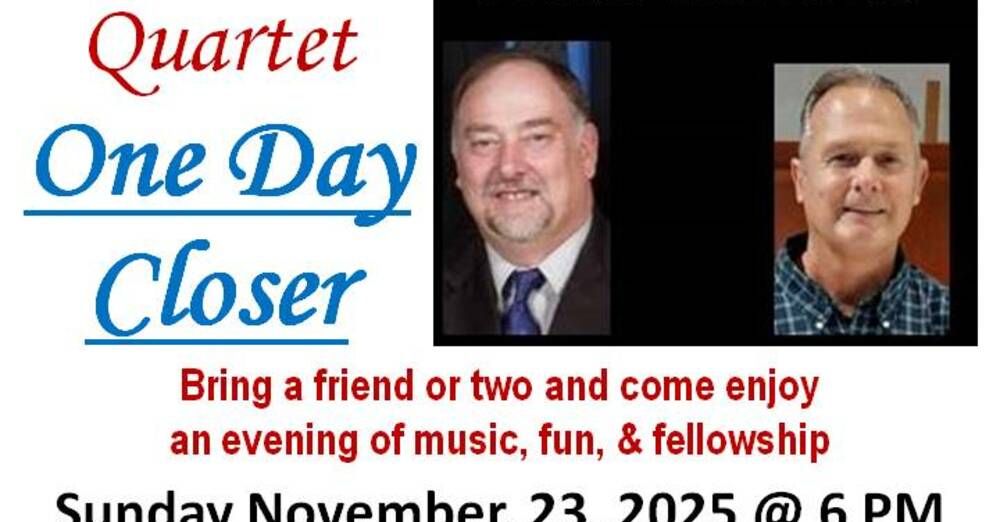 An Evening With Southern Gospel Quartet 