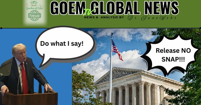 SNAP? Yes or NO? Supreme Court, Trump, Antisemitism, Infant Formula Recalls, Pandemics & More