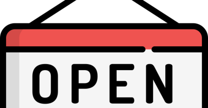 Church Office Open 9:00-12:00