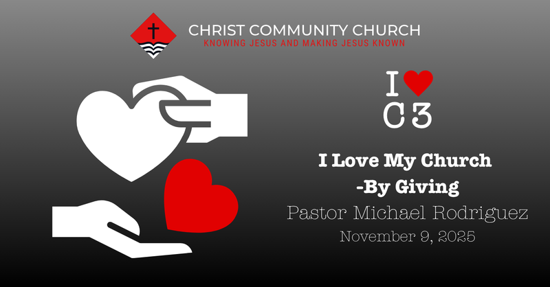 I Love My Church - By Giving