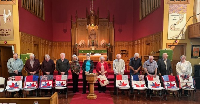 Zion Piece Corps Quilters Honor Zion Veterans image
