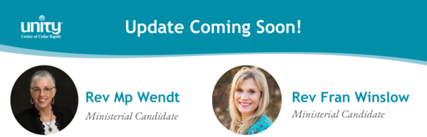 Update from the Minister Search Team