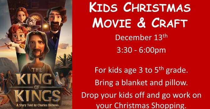 Kids Christmas Movie & Craft