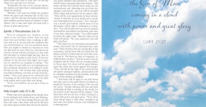 Worship Service Bulletin - 23rd Sunday After Pentecost image