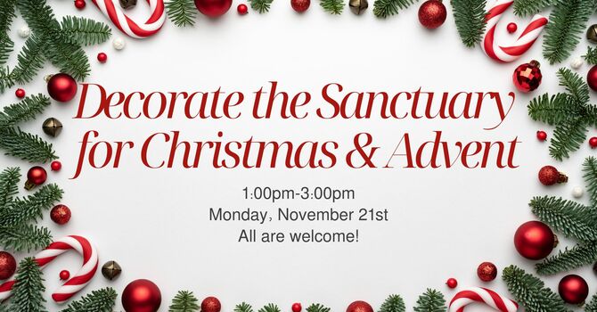 Decorate the Sanctuary